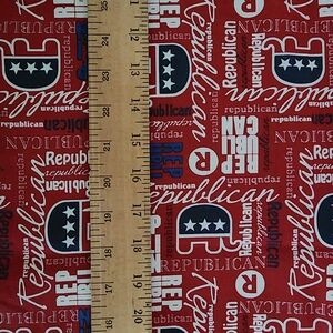 Red Republican Fabric